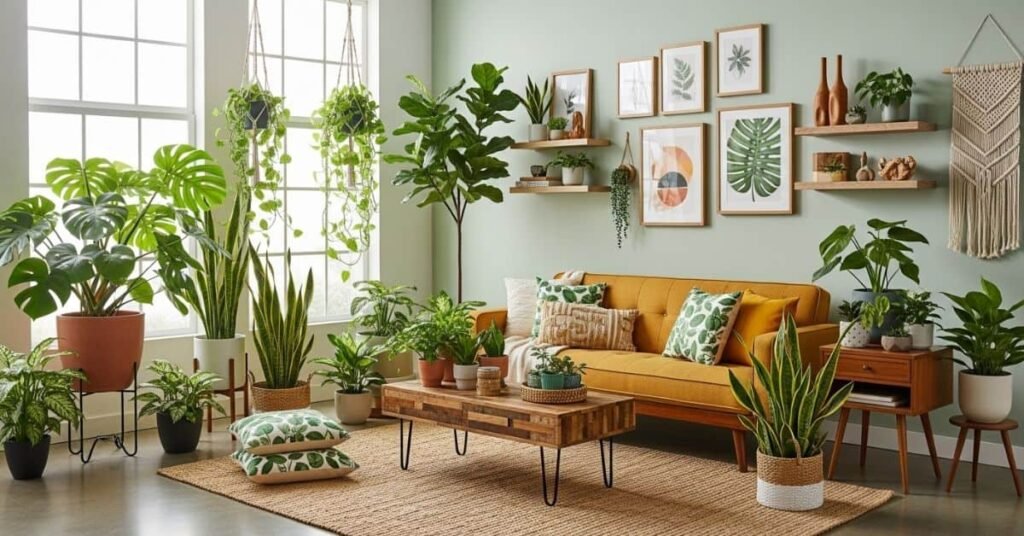 Urban Jungle Living Room Ideas
